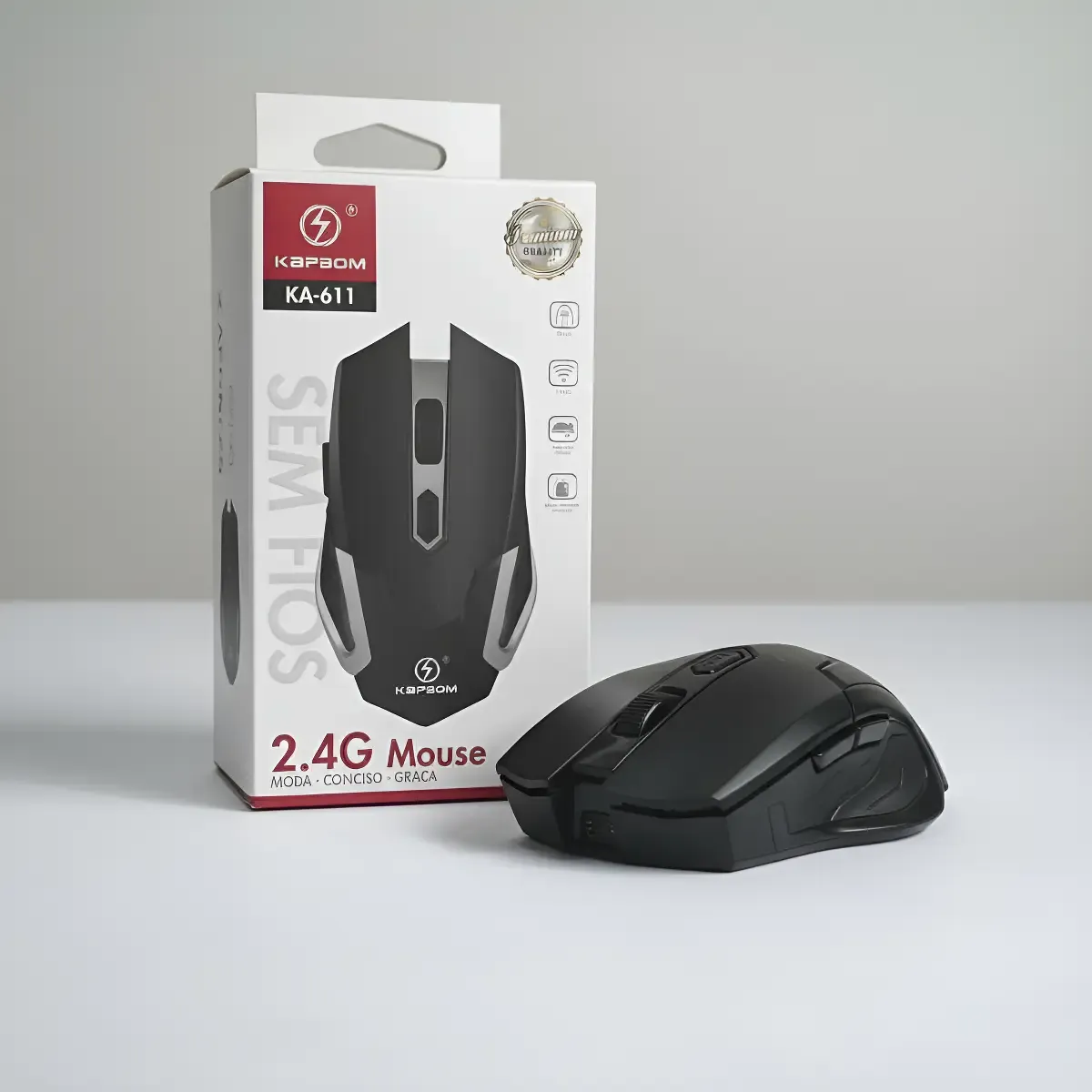 Mouse sem fio kapbom ka-611