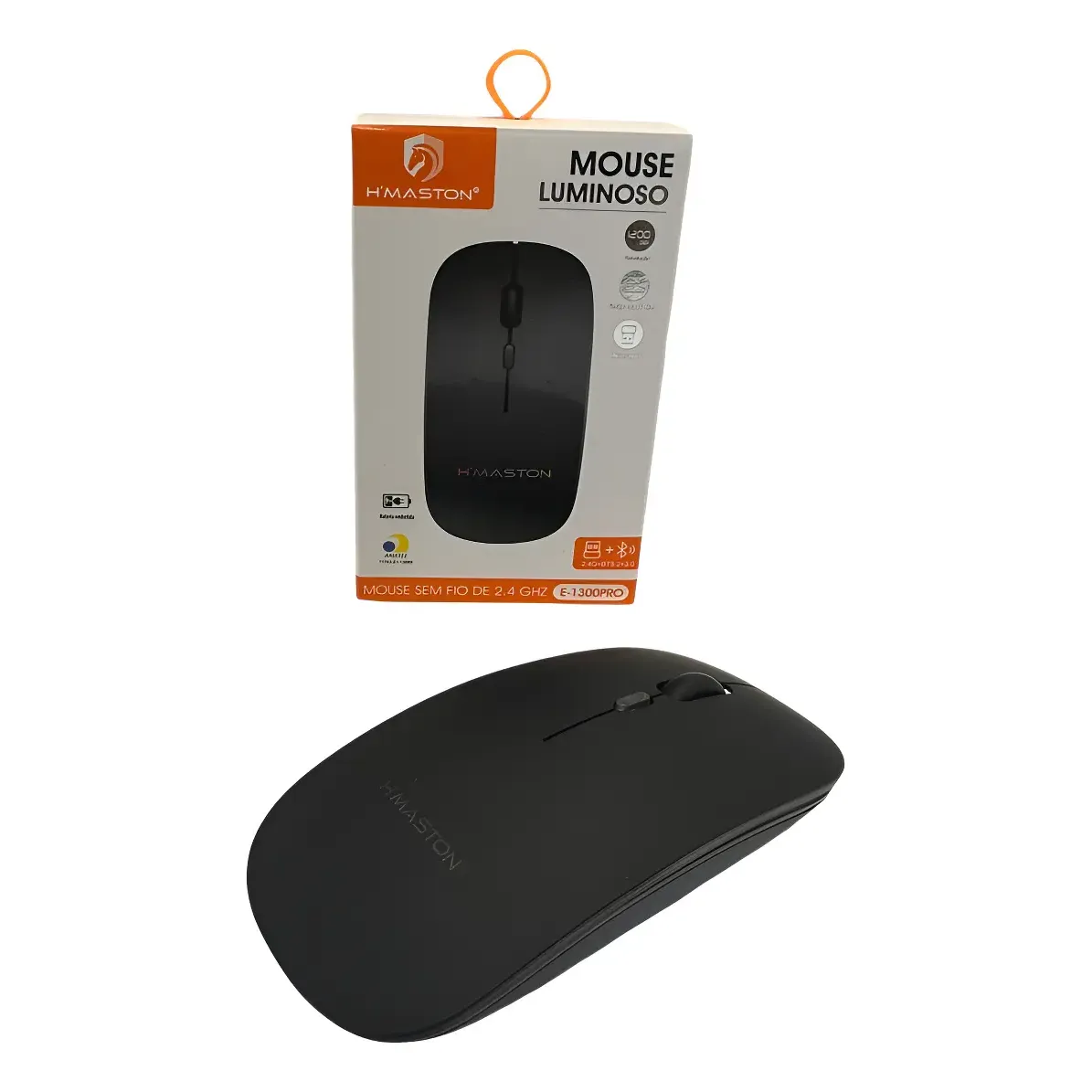 Mouse sem fio recarregável h'maston