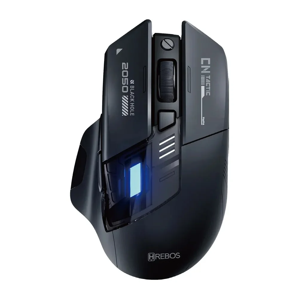 Mouse sem fio recarregável hrebos premium